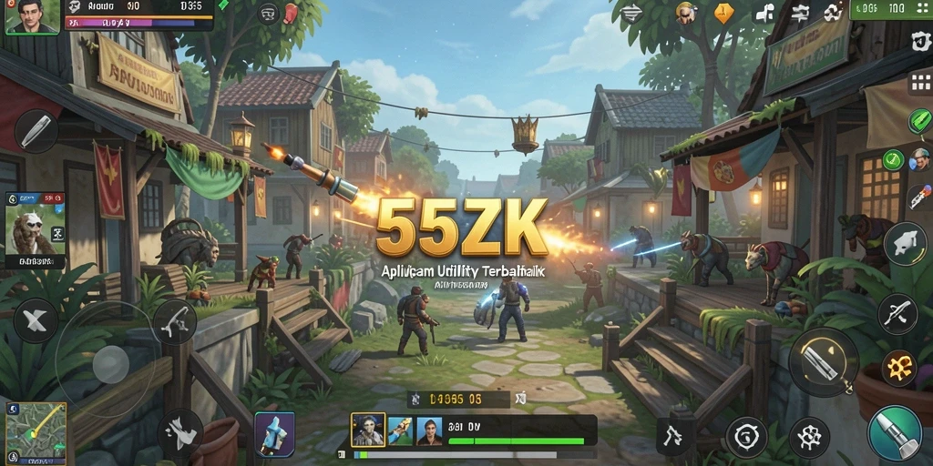 Tampilan antarmuka 555ZK yang modern dan fungsional.