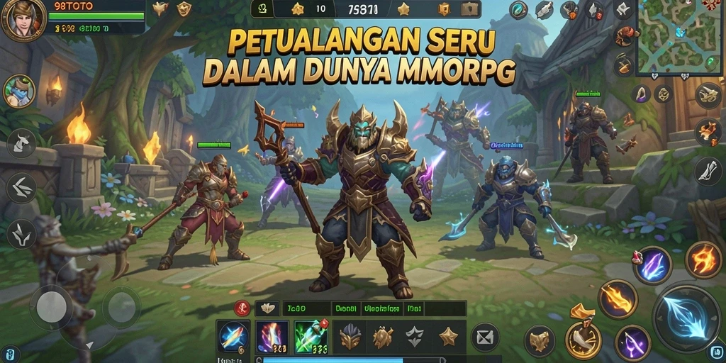 Tampilan gameplay 98TOTO yang mendebarkan dalam petualangan MMORPG.