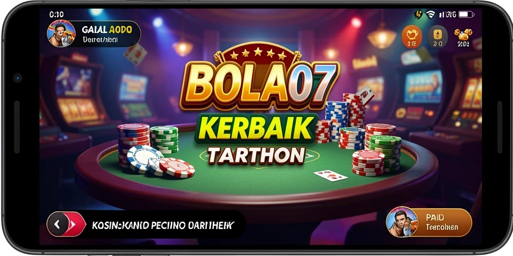 Tampilan gameplay menarik BOLA07 yang penuh aksi kasino.