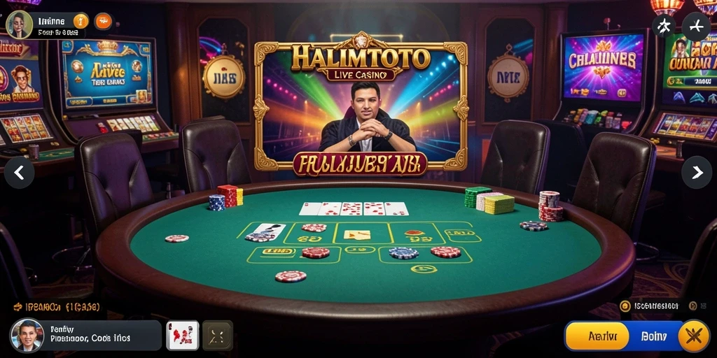 Gameplay menarik dari HALIMTOTO dalam Live Casino.