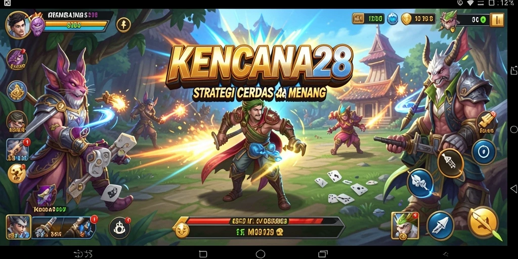Tampilkan gameplay seru KENCANA28 dengan strategi yang menantang.