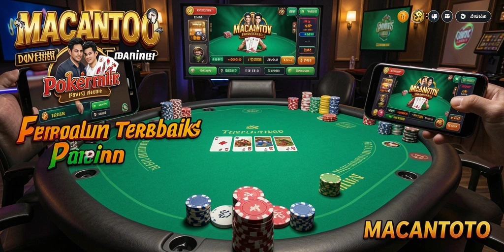 Tampilan menarik dari gameplay Poker di MACANTOTO