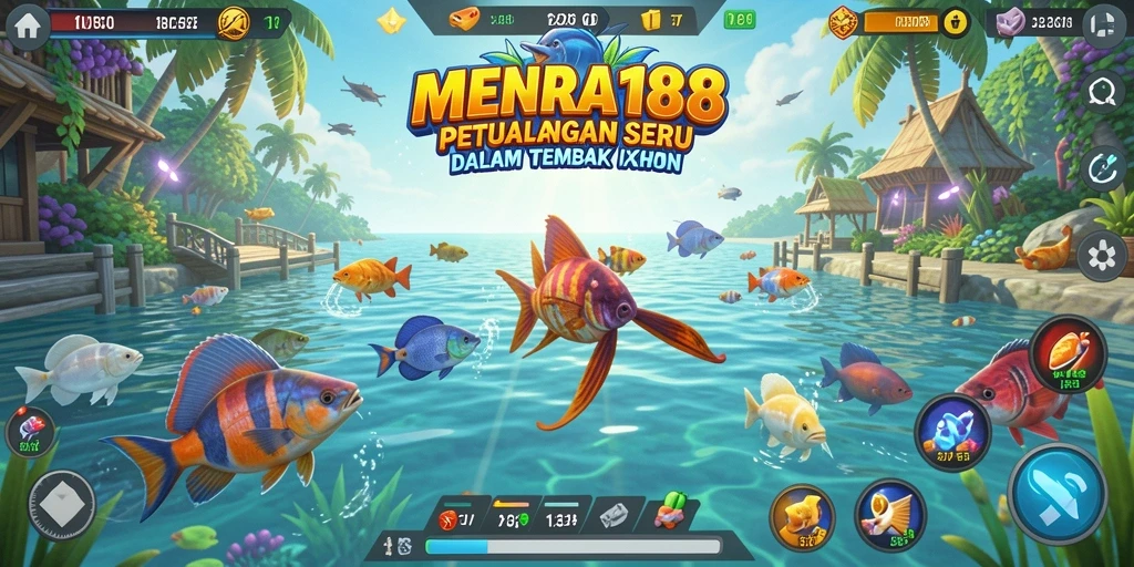 Tangkapan layar gameplay seru dari MENARA188 dalam Tembak Ikan.