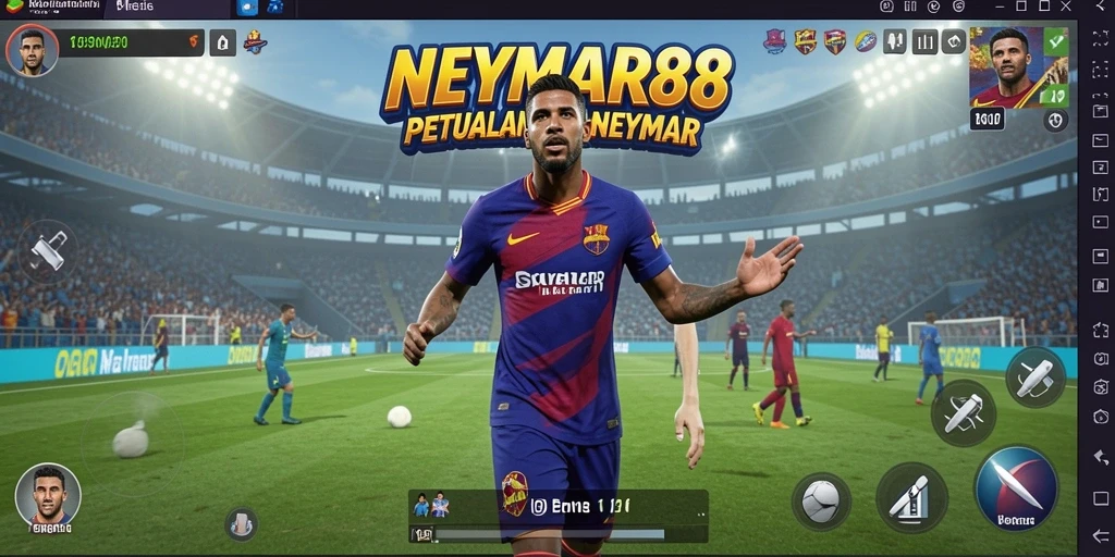 Gameplay seru petualangan NEYMAR88 yang memikat.