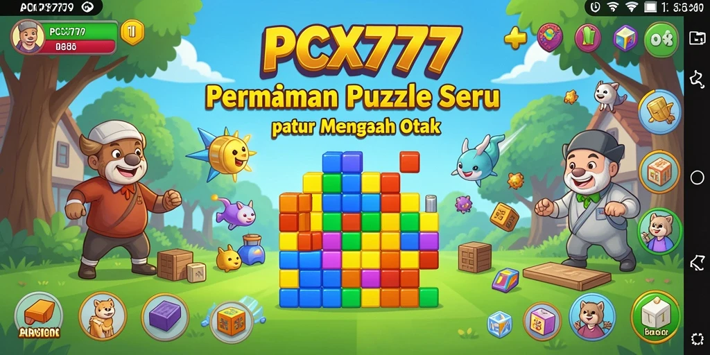 Tampilan gameplay menantang dari PCX777 yang penuh teka-teki seru.