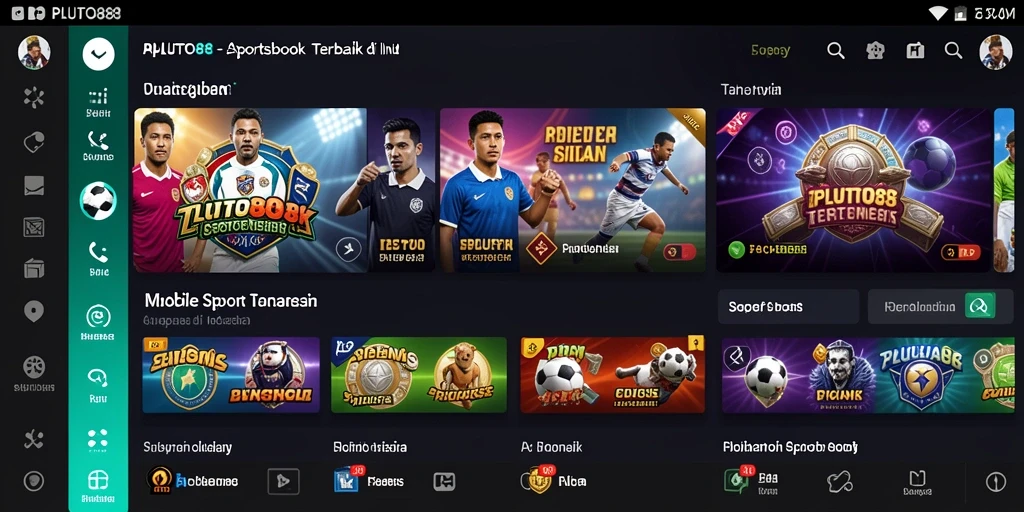 Tampilan gameplay PLUTO88 yang mendebarkan dalam taruhan olahraga.