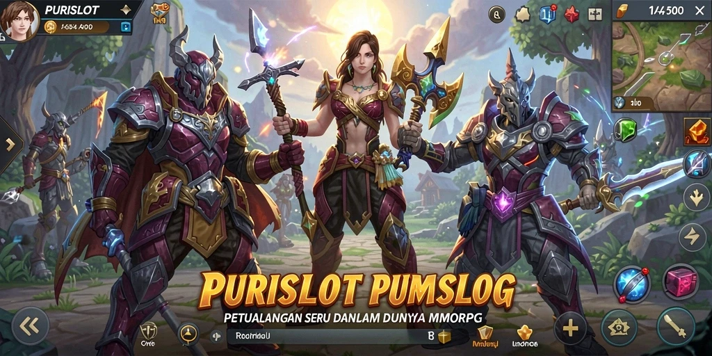 Tampilan gameplay seru dan aksi mendebarkan di PURISLOT.