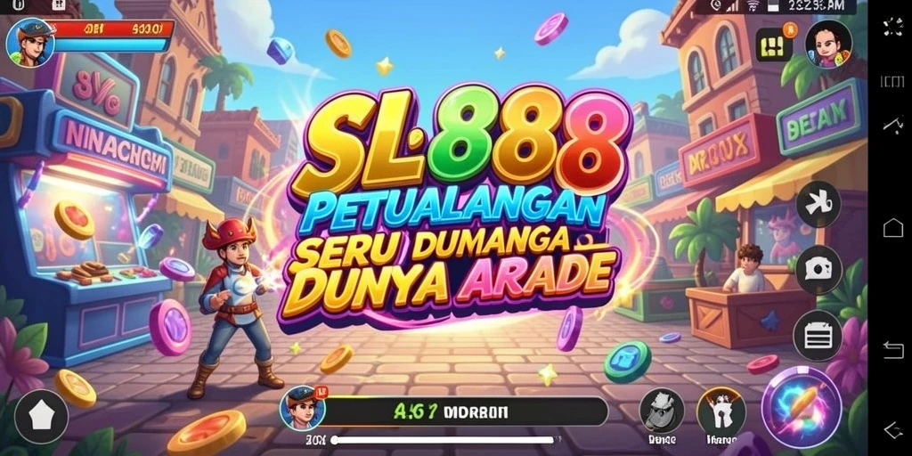 Tampilan gameplay menegangkan dalam SL888 yang memukau.