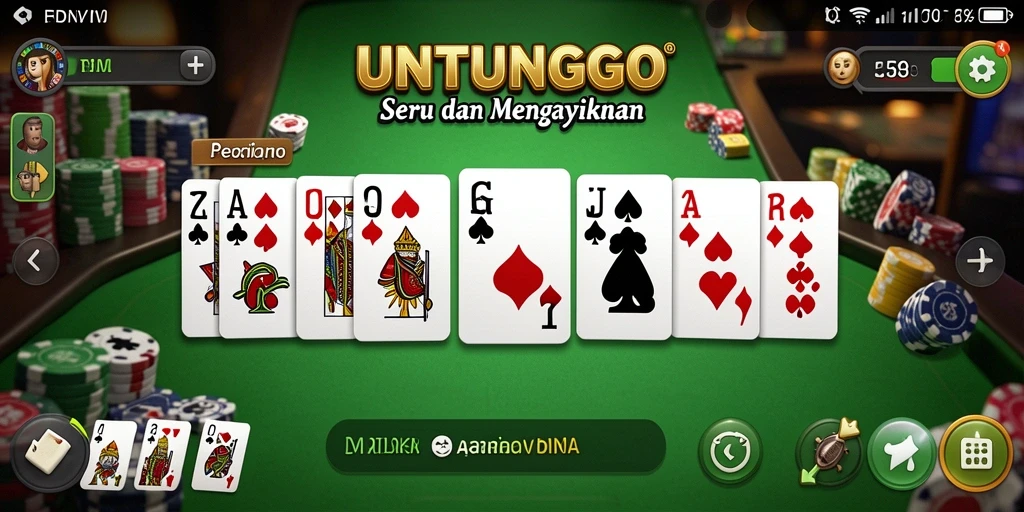 Screenshot UNTUNGGO menampilkan gameplay seru dan interaksi pemain.