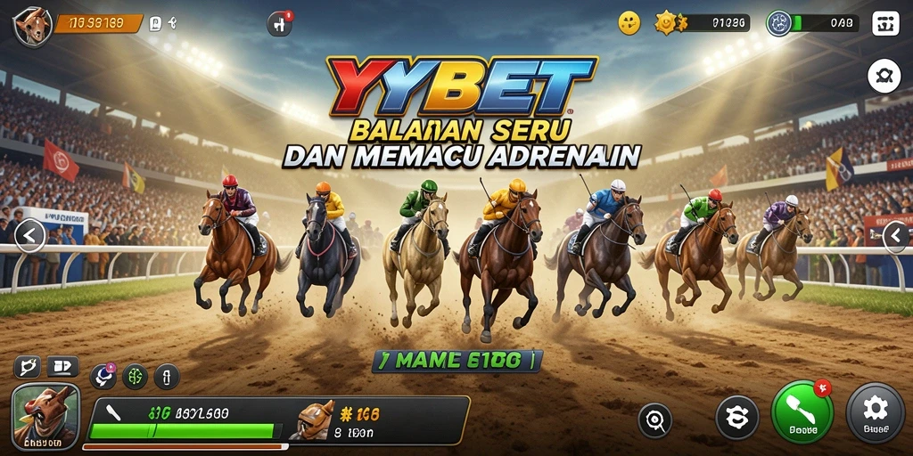 Tangkapan layar YYBET yang menunjukkan balapan mendebarkan dengan grafik yang memukau.
