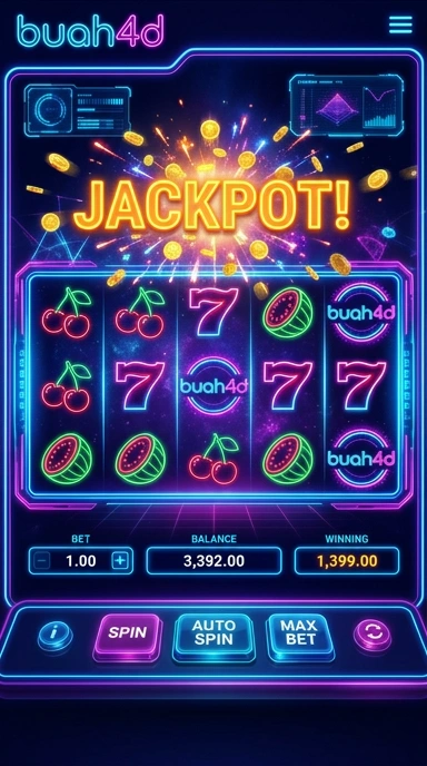 Tangkapan layar fitur unggulan dari aplikasi buah4d.